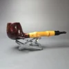 Dunhill 2006 Bruyere 5101 Smooth Apple w/ Bamboo Estate Briar Pipe, English Estates - Image 2