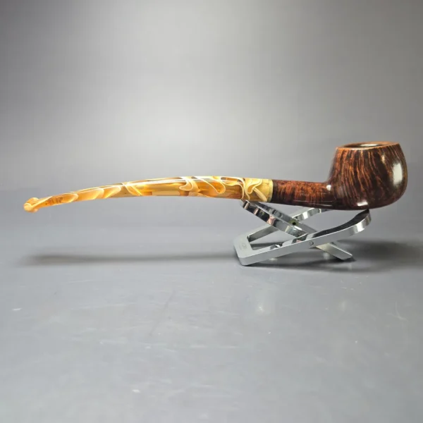 Savinelli Prince of Wales Smooth Prince Estate Briar Pipe, Italian Estates 6mm - Image 8