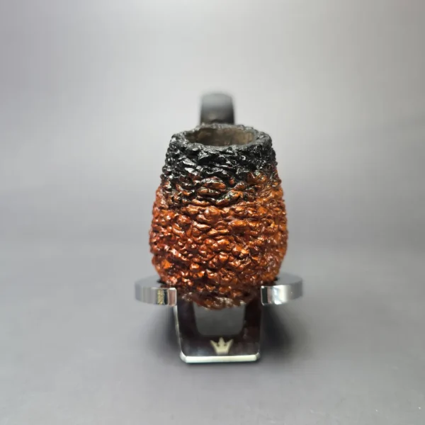 Brebbia 839 Rusticated Brandy Estate Briar Pipe, Italian Estates, 9mm - Image 3