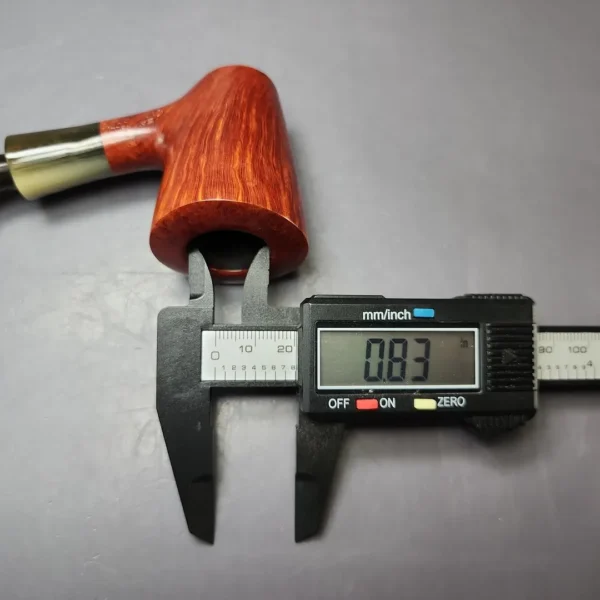 Savinelli Nonpareil 9310 Smooth Poker w/ Horn Estate Briar Pipe, Unsmoked - Image 13