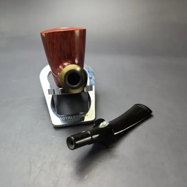 Savinelli Nonpareil 9310 Smooth Poker w/ Horn Estate Briar Pipe, Unsmoked - Image 14