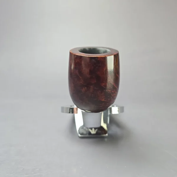 MBSD Briars Timeless Traditions 1 Smooth Billiard w/ Silver Handmade Briar Pipe, New - Image 4