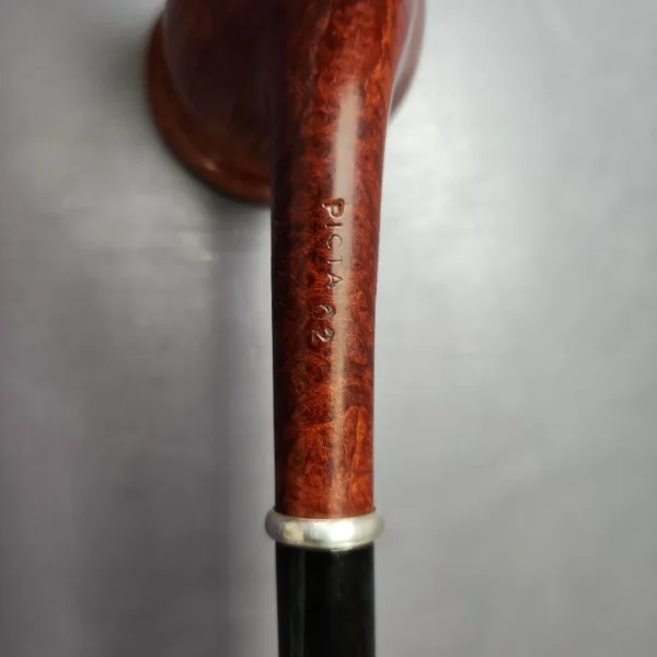 Ser Jacopo Picta Van Gogh 02 Smooth Cutty w/ Silver Estate Briar Pipe, Italian Estates - Image 11