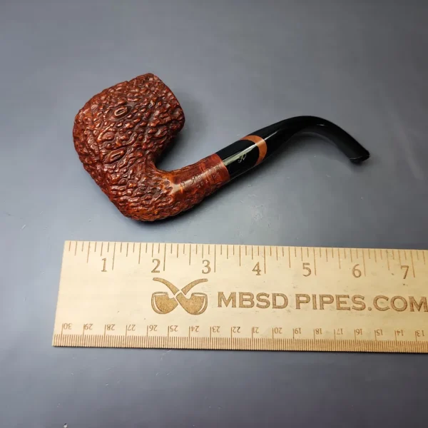 Aldo Velani Grande 43 Rusticated Oom Paul Estate Briar Pipe, Italian Estates - Image 8