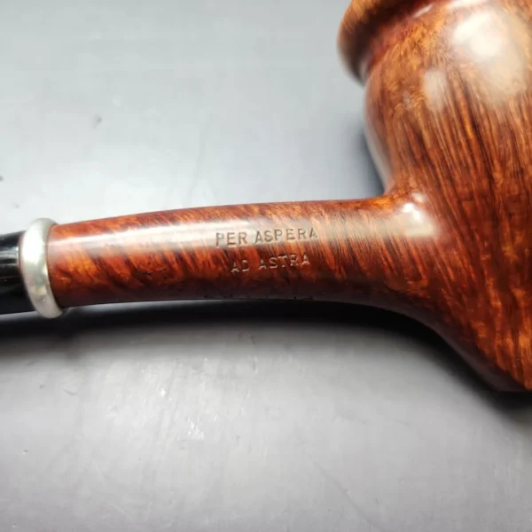 Ser Jacopo Picta Van Gogh 02 Smooth Cutty w/ Silver Estate Briar Pipe, Italian Estates - Image 12