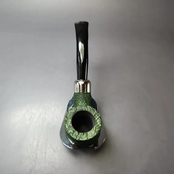 Petersons 2020 St Patrick's Day 01 Sandblasted Pot Estate Briar Pipe, Irish Estates - Image 6