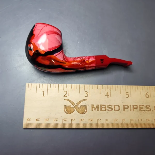Butz Choquin Rhapsody 1422 Smooth Bent Billiard Estate Briar Pipe, Unsmoked, 9mm - Image 8
