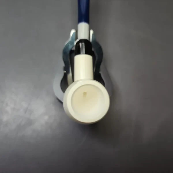 Smooth Billiard w/ Blue Stem & Case Estate Block Meerschaum Pipe, Unsmoked - Image 5