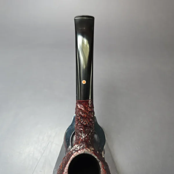 Ashton 1991 Pebble Shell XX Rusticated & Sandblasted Panel Estate Briar Pipe, English Estates - Image 6