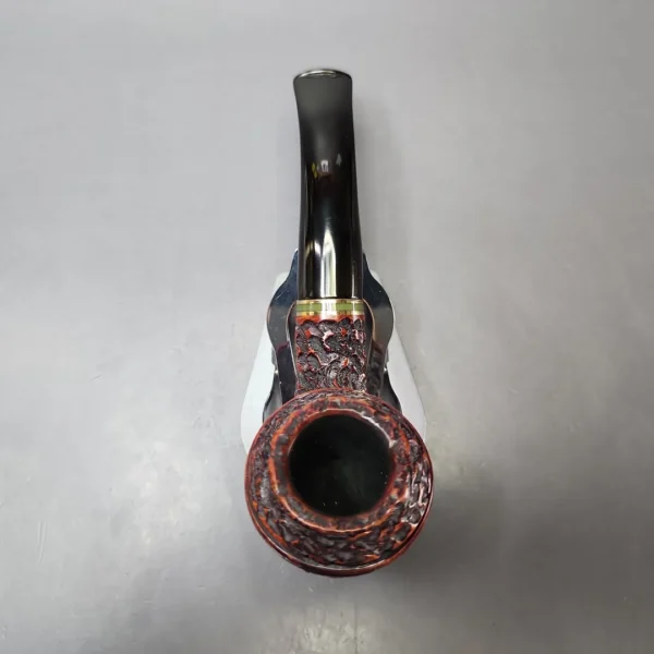 Peterson Emerald 999 Rusticated Rhodesian Estate Briar Pipe, Irish Estates - Image 6