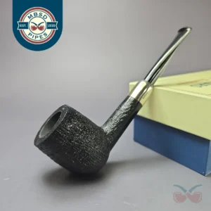 MBSD Briars Timeless Traditions 1 Sandblasted Billiard w/ Silver Handmade Briar Pipe, New