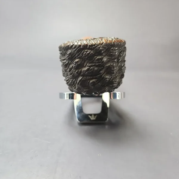 Lorenzo Elba Imperia 8658 Rusticated Bullcap Estate Briar Pipe, Italian Estates - Image 3