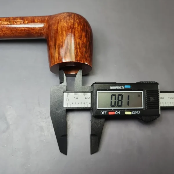 James Upshall A Grade EXL Smooth Lovat Estate Briar Pipe, Unsmoked - Image 9