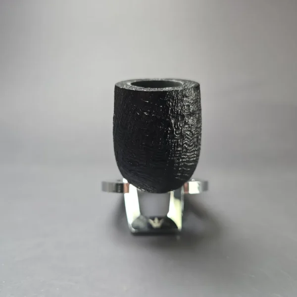 MBSD Briars Timeless Traditions 1 Sandblasted Billiard w/ Silver Handmade Briar Pipe, New - Image 4