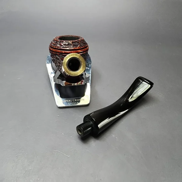 Peterson Emerald 999 Rusticated Rhodesian Estate Briar Pipe, Irish Estates - Image 11