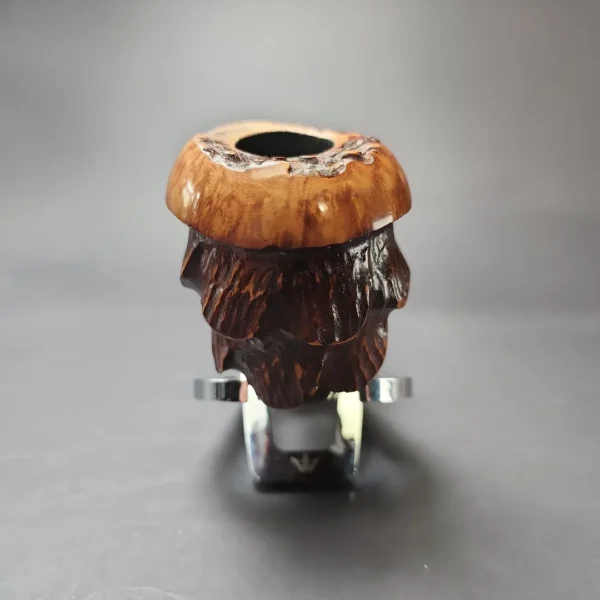 Nording Spruce Cone Partially Rusticated Freehand Estate Briar Pipe, Unsmoked - Image 3