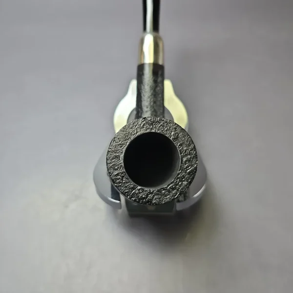 MBSD Briars Timeless Traditions 1 Sandblasted Billiard w/ Silver Handmade Briar Pipe, New - Image 6