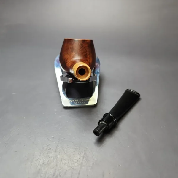 MBSD Briars by Piero Vitale Sienna Contrast Smooth Author w/ Boxwood Briar Pipe, New - Image 12