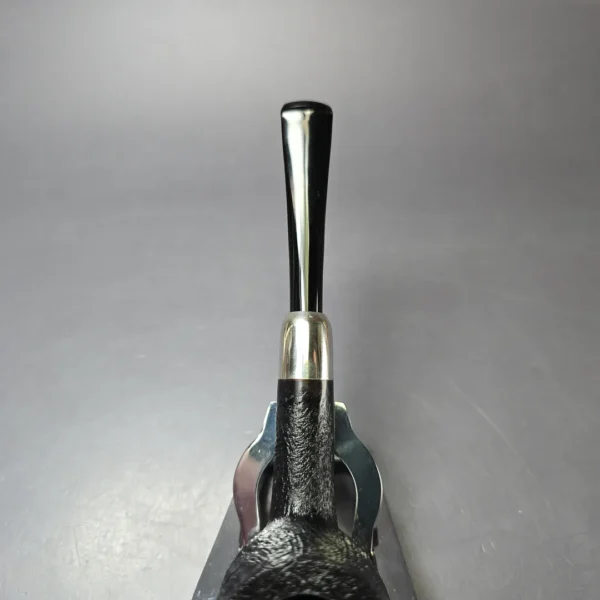 MBSD Briars Timeless Traditions 1 Sandblasted Billiard w/ Silver Handmade Briar Pipe, New - Image 7