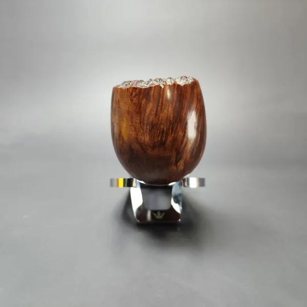 Willmer Extra Grain AB Smooth Freehand Apple Estate Briar Pipe, English Estates - Image 3