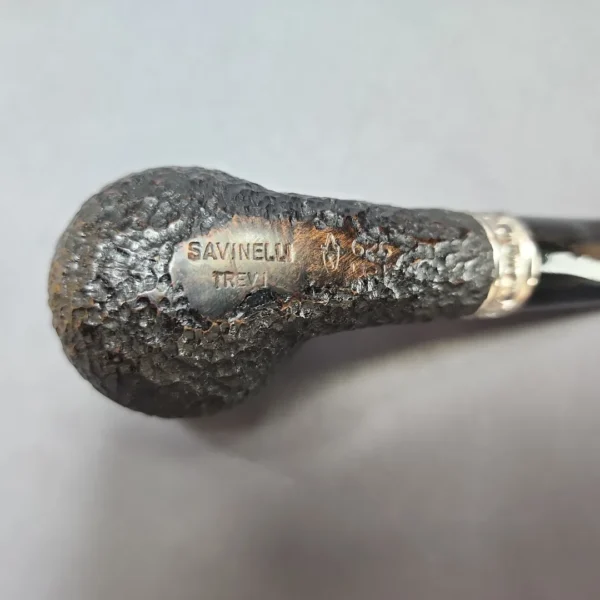 Savinelli Trevi 626 Rusticated Apple Estate Briar Pipe, Unsmoked, 9mm - Image 10