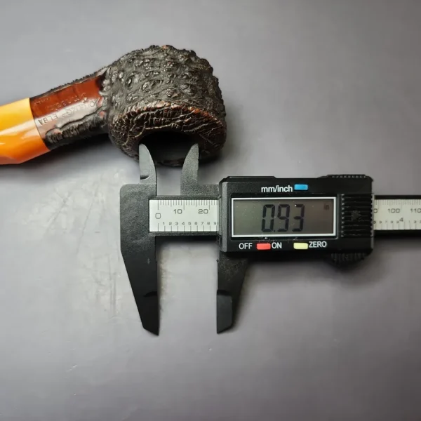 Lorenzo Elba Imperia 8658 Rusticated Bullcap Estate Briar Pipe, Italian Estates - Image 9