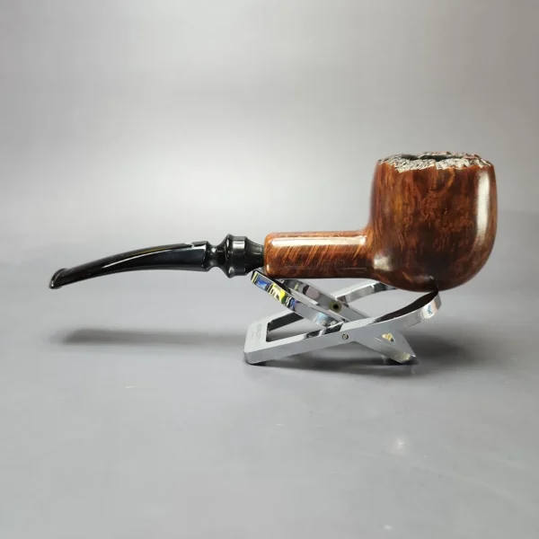 Willmer Extra Grain AB Smooth Freehand Apple Estate Briar Pipe, English Estates - Image 7