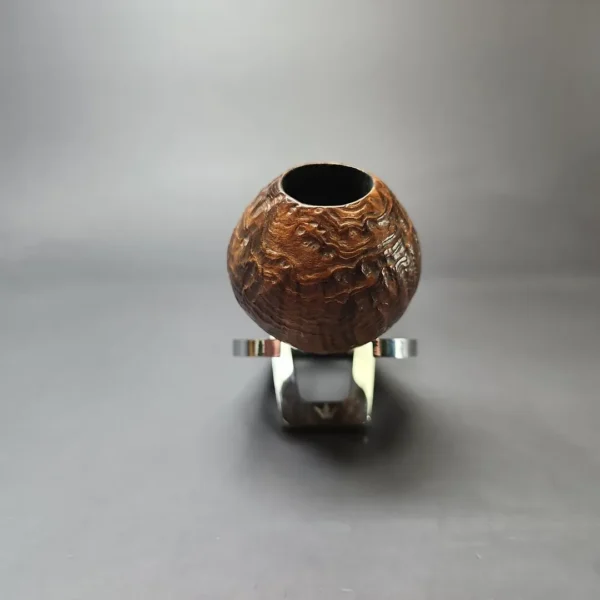 Gamboni Contrast Sandblasted Cutty Egg Estate Briar Pipe, Italian Estates - Image 3