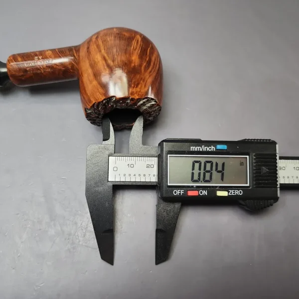 Willmer Extra Grain AB Smooth Freehand Apple Estate Briar Pipe, English Estates - Image 9