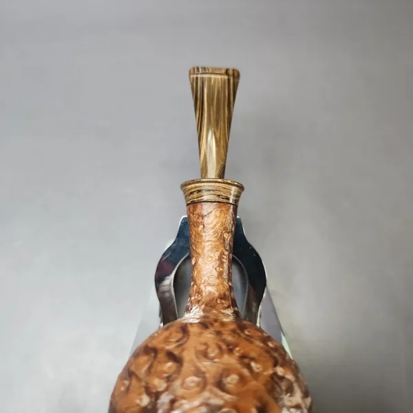 Gamboni Contrast Sandblasted Cutty Egg Estate Briar Pipe, Italian Estates - Image 5