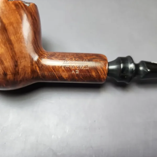 Willmer Extra Grain AB Smooth Freehand Apple Estate Briar Pipe, English Estates - Image 10