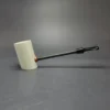 MBSD Meerschaum Deluxe Smooth Poker Block Meerschaum Pipe, New - Image 2