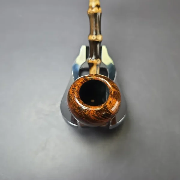 MBSD Briars Modern Masters 1 Smooth Peewit w/ Bamboo Briar Pipe, New - Image 6