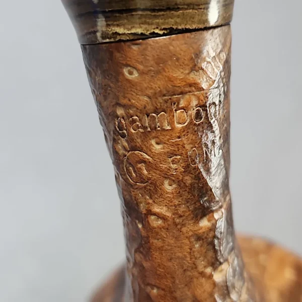 Gamboni Contrast Sandblasted Cutty Egg Estate Briar Pipe, Italian Estates - Image 10