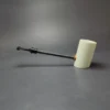 MBSD Meerschaum Deluxe Smooth Poker Block Meerschaum Pipe, New - Image 7