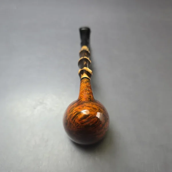 MBSD Briars Modern Masters 1 Smooth Peewit w/ Bamboo Briar Pipe, New - Image 8