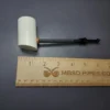 MBSD Meerschaum Deluxe Smooth Poker Block Meerschaum Pipe, New - Image 8