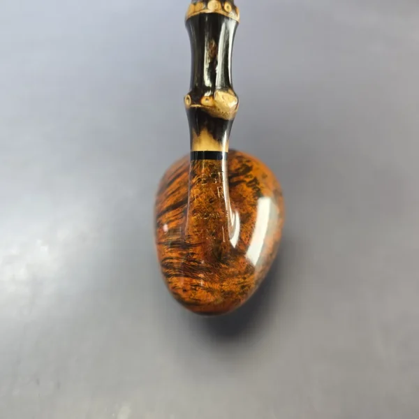 MBSD Briars Modern Masters 1 Smooth Peewit w/ Bamboo Briar Pipe, New - Image 9