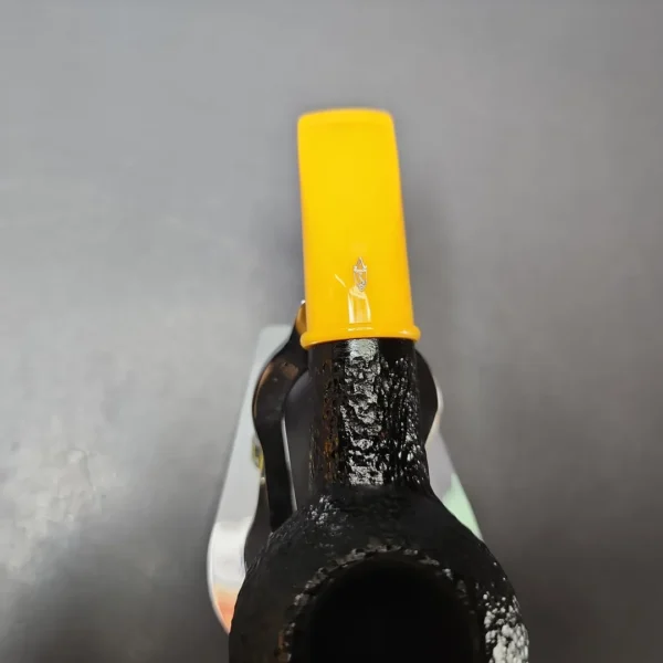 Savinelli Mini Yellow 321 Rusticated Author Estate Briar Pipe, Unsmoked, 6mm - Image 5