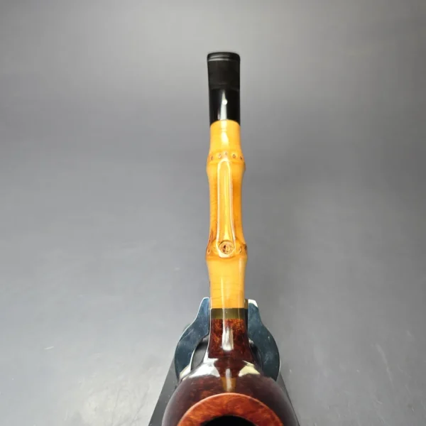 Dunhill 2006 Bruyere 5101 Smooth Apple w/ Bamboo Estate Briar Pipe, English Estates - Image 6