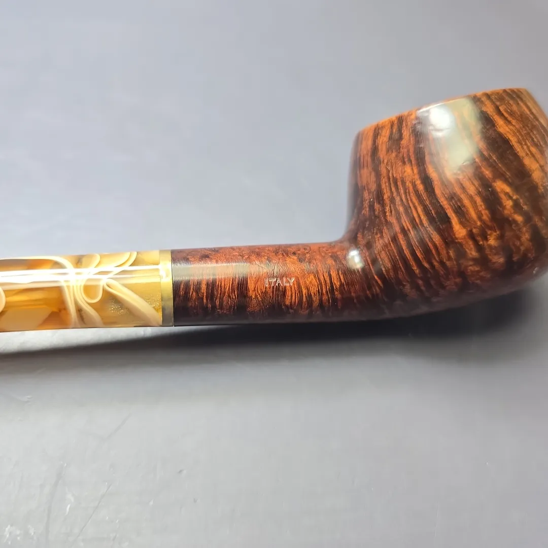 Savinelli Prince of Wales Smooth Prince Estate Briar Pipe, Italian Estates 6mm - Image 7