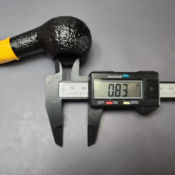 Savinelli Mini Yellow 321 Rusticated Author Estate Briar Pipe, Unsmoked, 6mm - Image 9