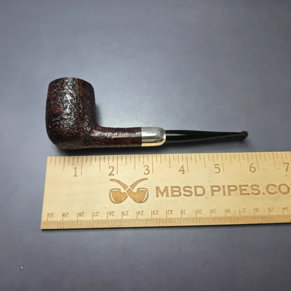MBSD Briars Timeless Traditions 1 Sandblasted Billiard w/ Silver Handmade Briar Pipe, New - Image 10