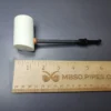 MBSD Meerschaum Deluxe Smooth Poker Block Meerschaum Pipe, New - Image 7