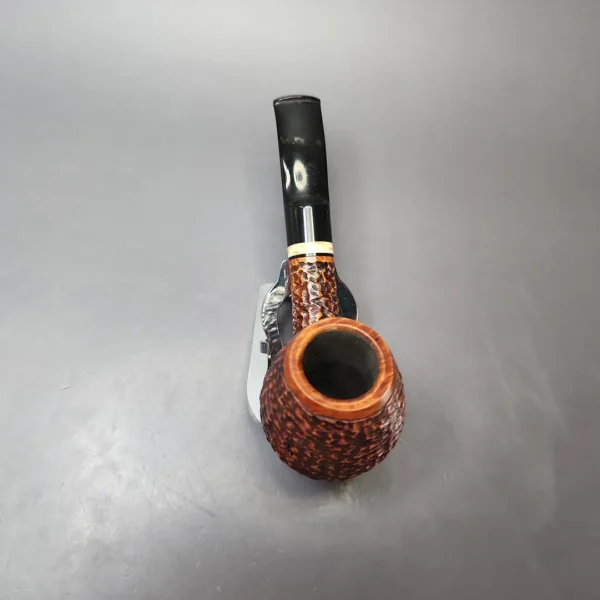 Jirsa Rusticated Brandy Estate Briar Pipe, Unsmoked, 9mm - Image 6