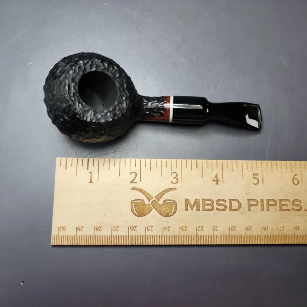 Rigoletto Rusticated Diplomat Estate Briar Pipe, Italian Estates - Image 9