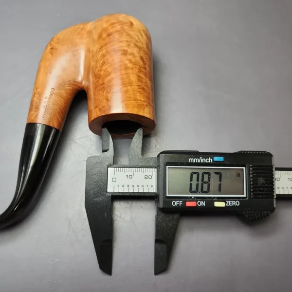 Ed Burak Connoisseur XL Smooth Oom Paul Estate Briar Pipe, American Estates - Image 9