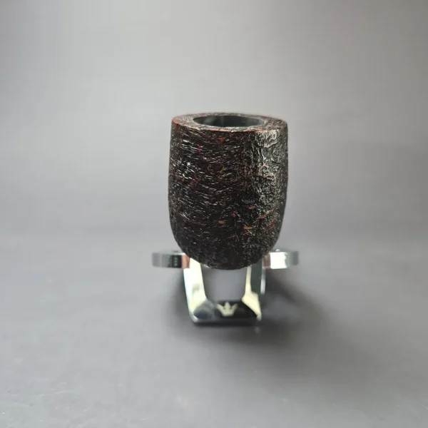 MBSD Briars Timeless Traditions 1 Sandblasted Billiard w/ Silver Handmade Briar Pipe, New - Image 4