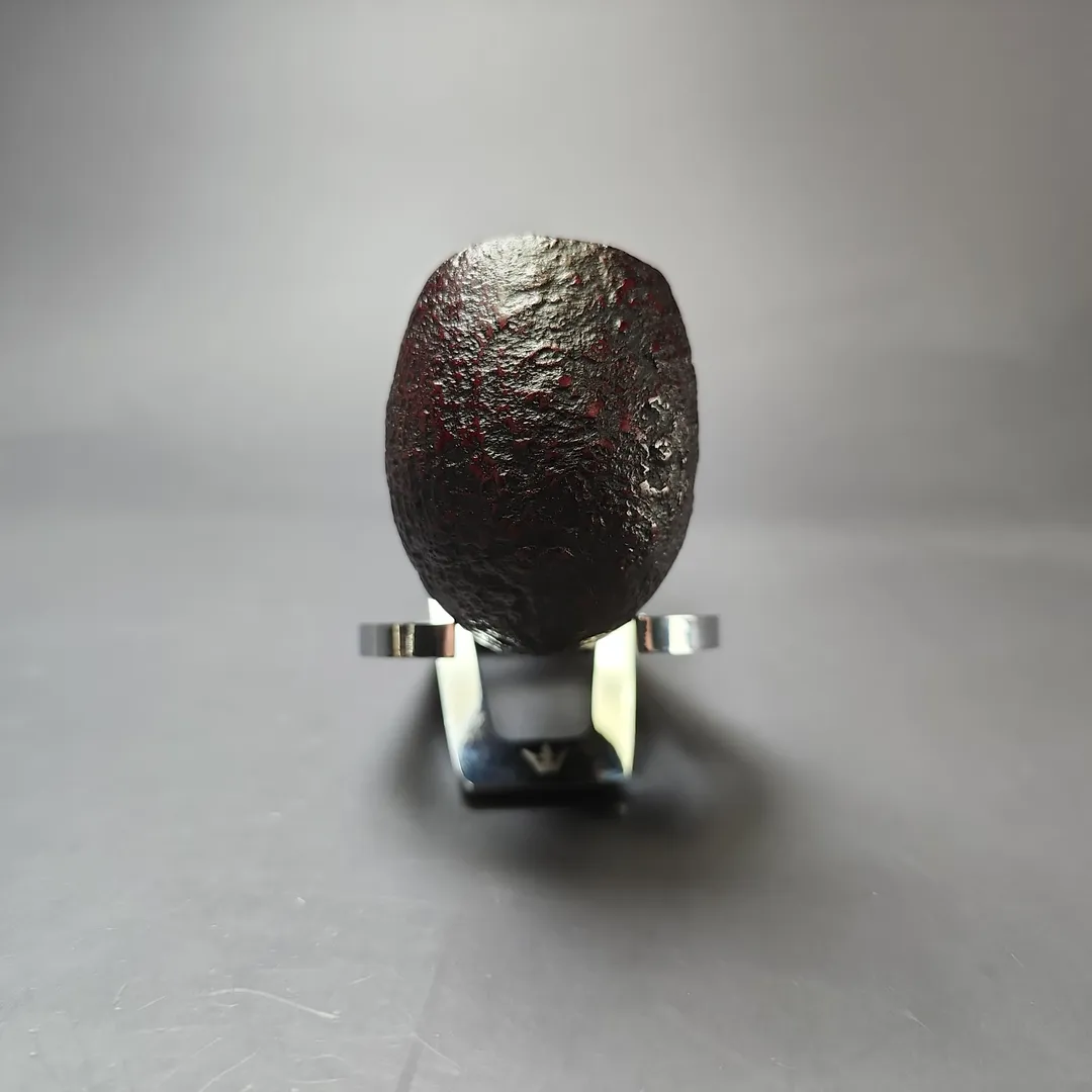 Vauen 5204 Sandblasted Bent Billiard w/ Brass Estate Briar Pipe, Unsmoked, 9mm - Image 3