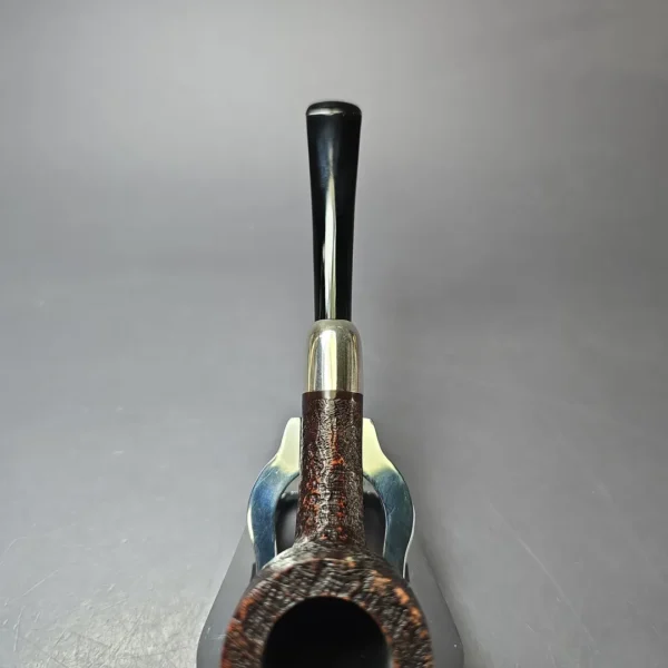 MBSD Briars Timeless Traditions 1 Sandblasted Billiard w/ Silver Handmade Briar Pipe, New - Image 7